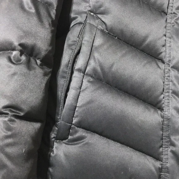 Eddie Bauer goose down jacket Black M - Picture 3 of 11